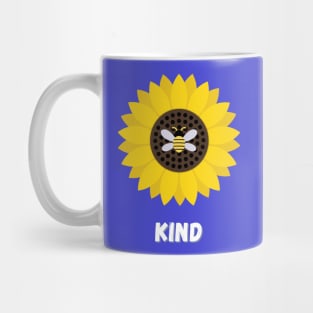 Yellow Bee Yellow Sunflower Gift Mug